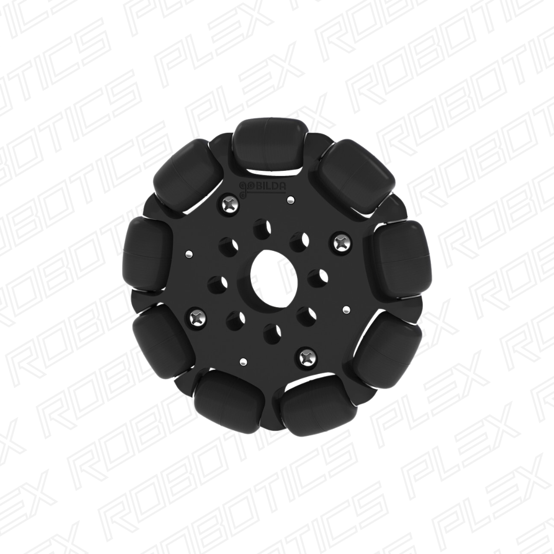 3604 Series Omni Wheel (14mm Bore, 72mm Diameter)