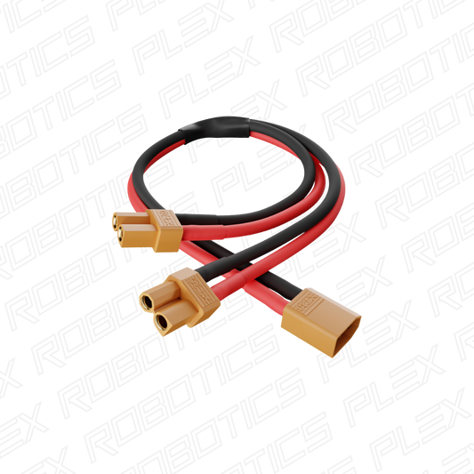 XT30 Y-Harness (Single FH-MC XT30 to Dual MH-FC XT30, 150mm Length)