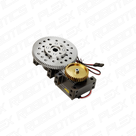 Stingray-2 Servo Gearbox (0.34 sec/60°, 30RPM, 700 oz-in Torque, 900° Rotation)