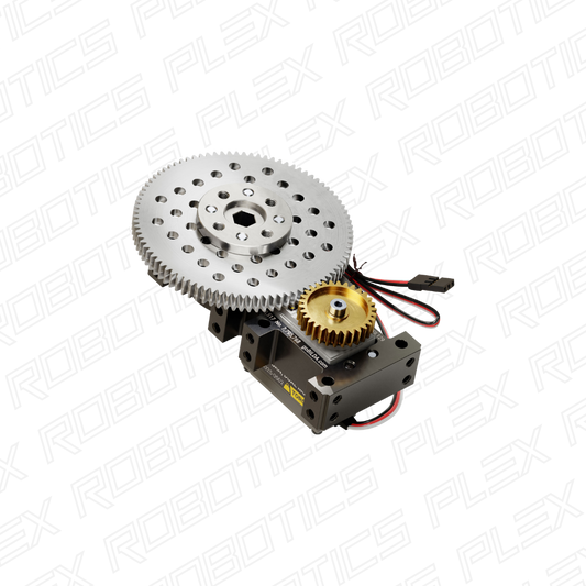 Stingray-3 Servo Gearbox (0.51 sec/60°, 20RPM, 1050 oz-in Torque, 600° Rotation)