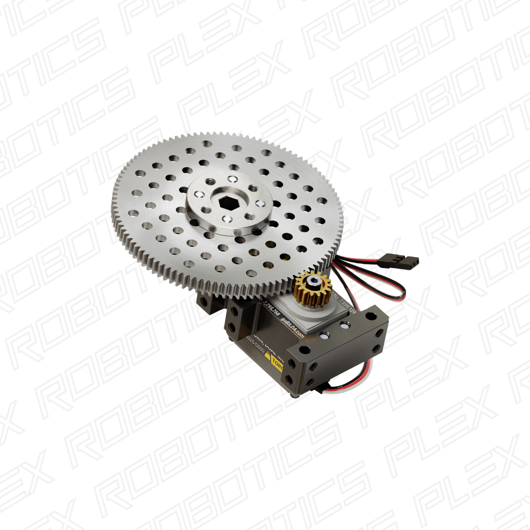 Stingray-7 Servo Gearbox (1.19 sec/60°, 8.6 RPM, 2450 oz-in Torque, 257° Rotation)