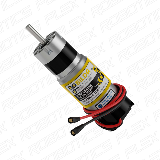 5202 Series Yellow Jacket Motor (24mm Length 6mm D-Shaft, 3.3 - 5V Encoder)