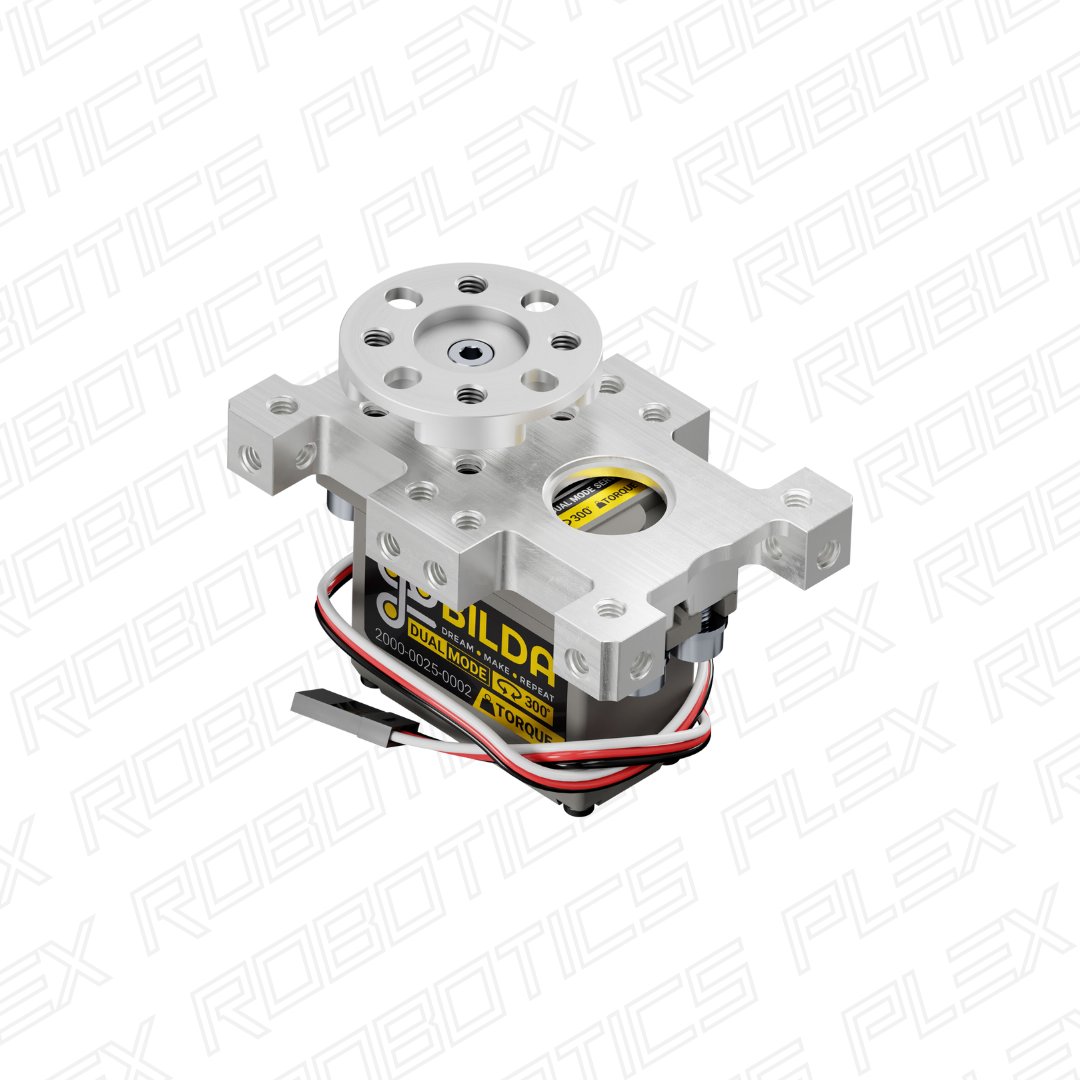 Compact ServoBlock® (43mm Width, For Standard Size H25T Spline Servo, Hub-Shaft)