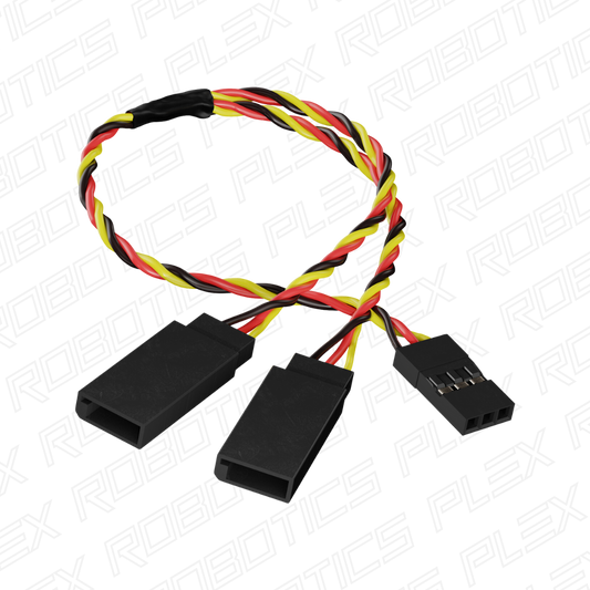 3-Pos TJC8 Servo Y-Harness (Single MH-FC to Dual FH-MC)