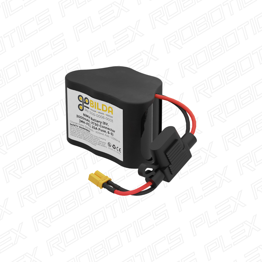 NiMH Battery (6V, 3000mAh, XT30 Connector [MH-FC], 20A Fuse, 6-3)