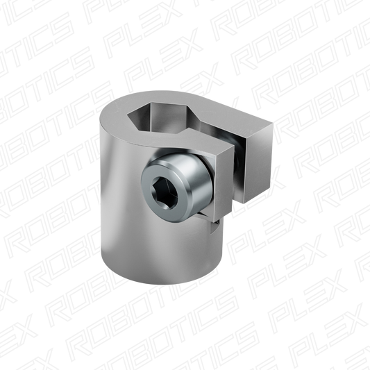 4001 Series Clamping Servo to Shaft Coupler (25 Tooth Spline to 8mm REX™ Bore)