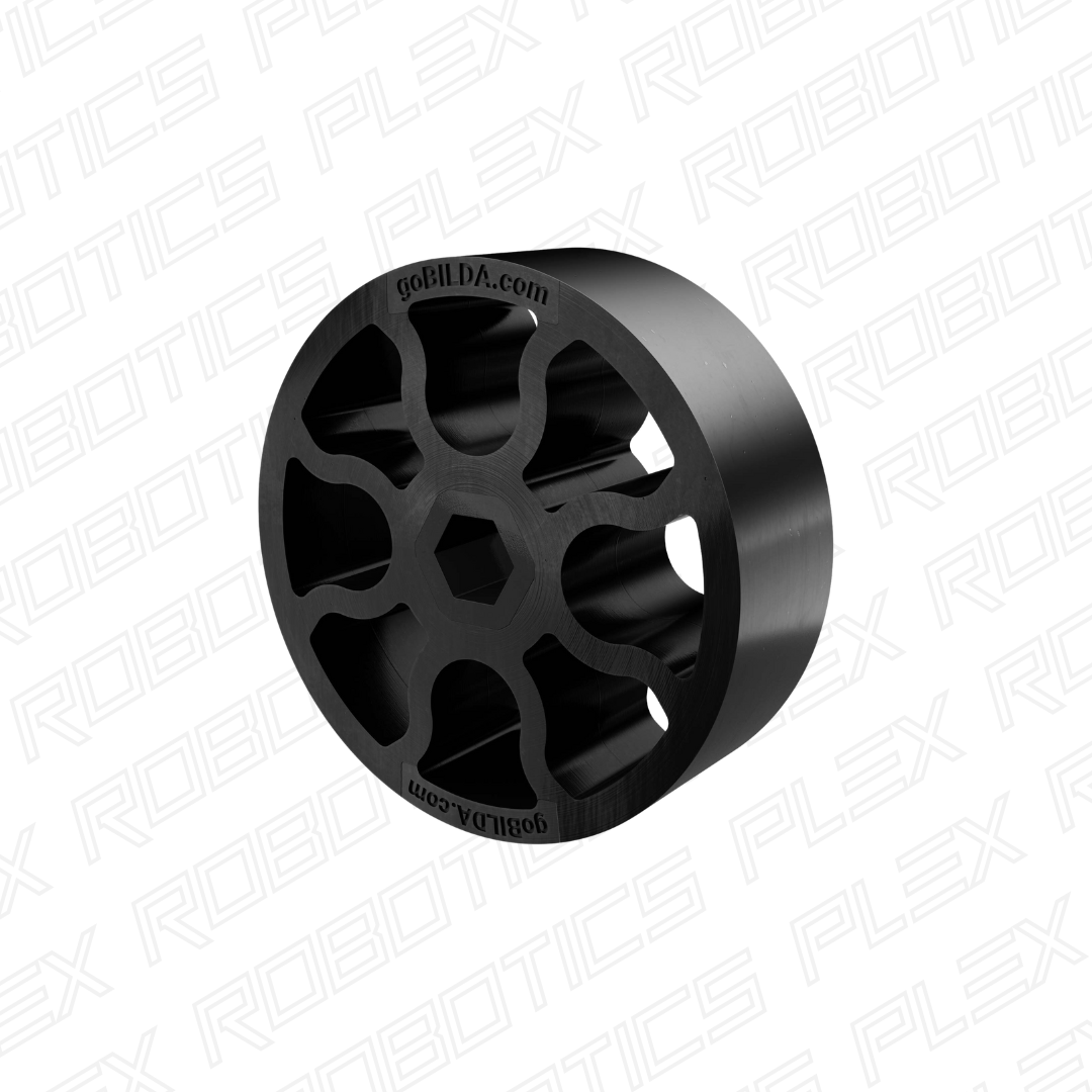3613 Series Gecko® Wheel (8mm REX™ Bore, 48mm Diameter)