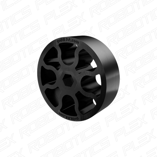 3613 Series Gecko® Wheel (8mm REX™ Bore, 48mm Diameter)