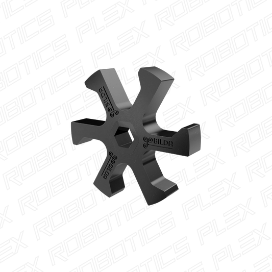 3615 Series Boot-Wheel (8mm REX™ Bore, 48mm Diameter, 30A Durometer)