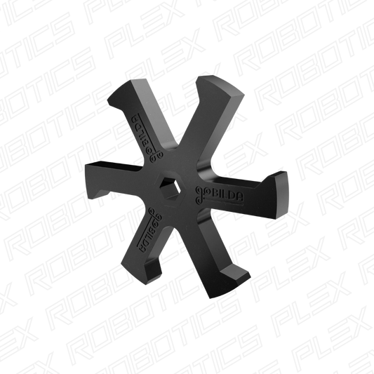 3615 Series Boot-Wheel (8mm REX™ Bore, 72mm Diameter, 30A Durometer)