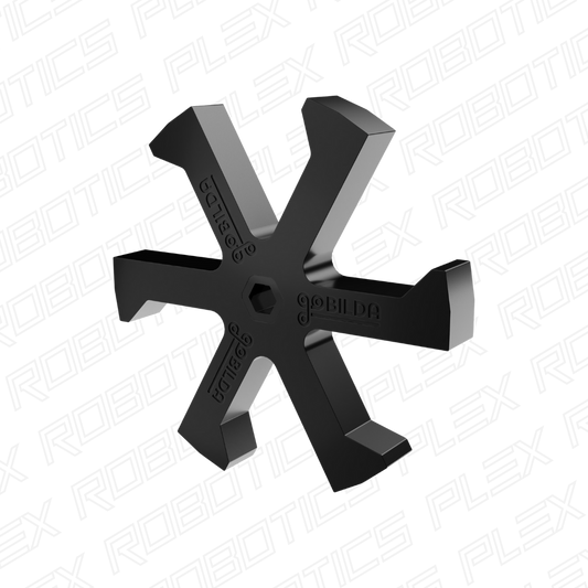 3615 Series Boot-Wheel (8mm REX™ Bore, 96mm Diameter, 30A Durometer)
