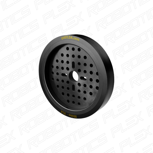 3619 Series Thin Rhino Wheel (14mm Bore, 96mm Diameter, 30A Durometer)