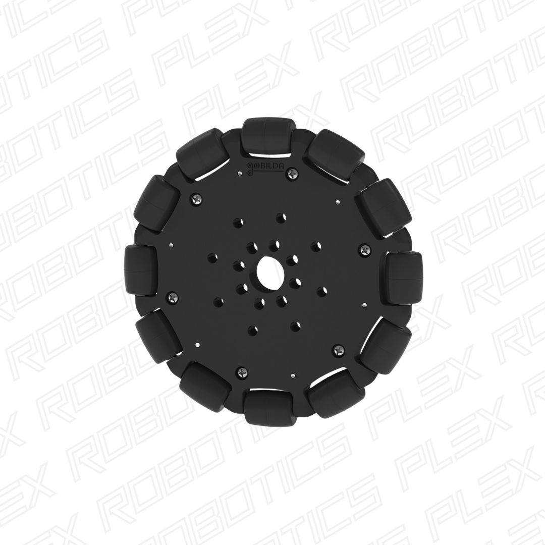 3604 Series Omni Wheel (14mm Bore, 120mm Diameter)