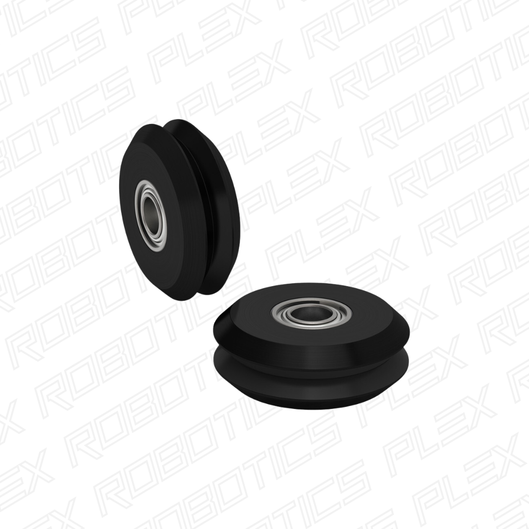 3600 Series W-Wheel (6mm Bore, 29mm OD, 10mm Width) - 2 Pack