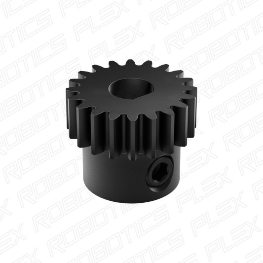 2303 Series Steel, MOD 0.8 Pinion Gear (6mm D-Bore)
