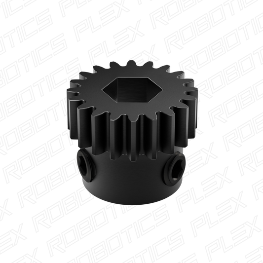 2303 Series Steel, MOD 0.8 Pinion Gear (8mm REX™ Bore)