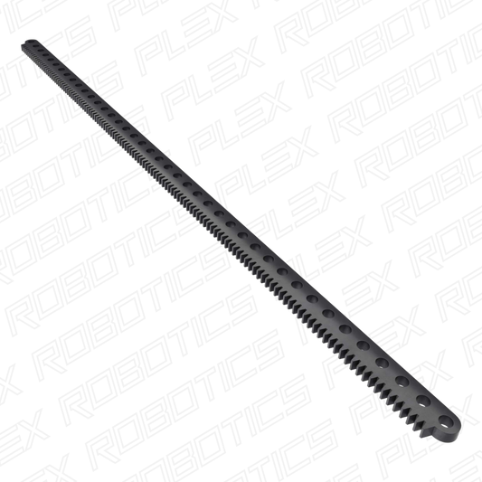 Acetal MOD 0.8 Gear Rack (118 Tooth, 41 Hole)