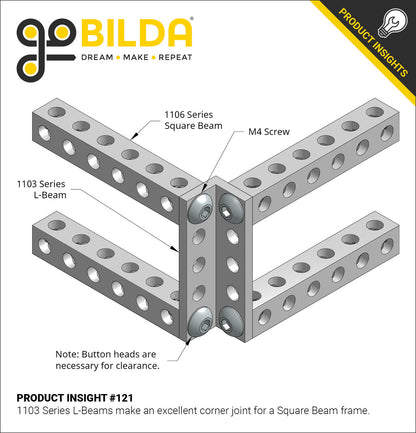 1103 Series L-Beams - 2 Pack