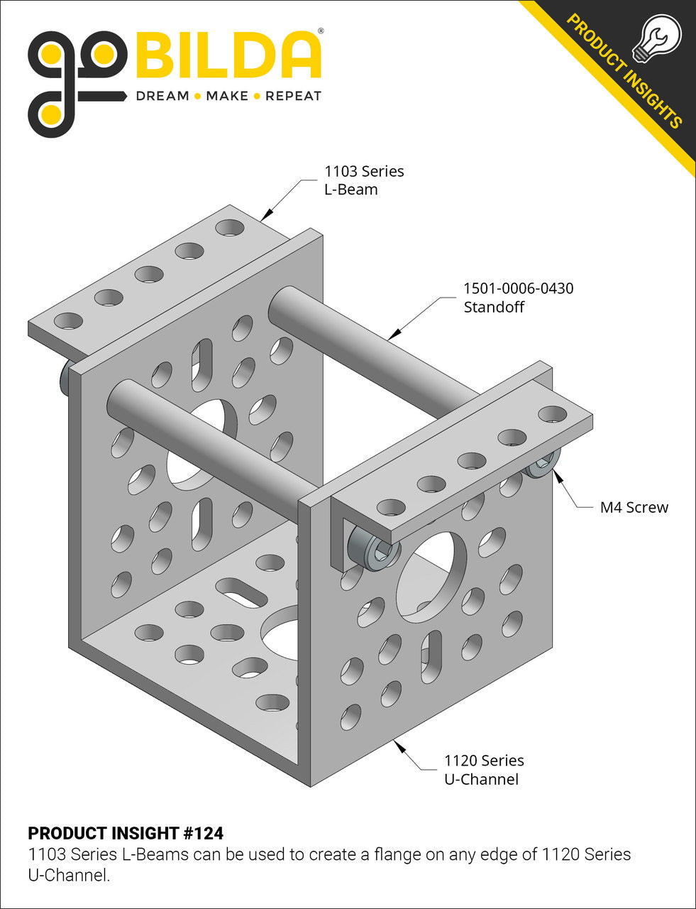 1103 Series L-Beams - 2 Pack