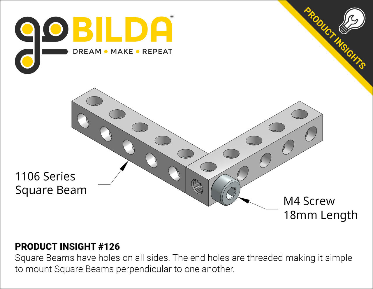 1106 Series Square Beam