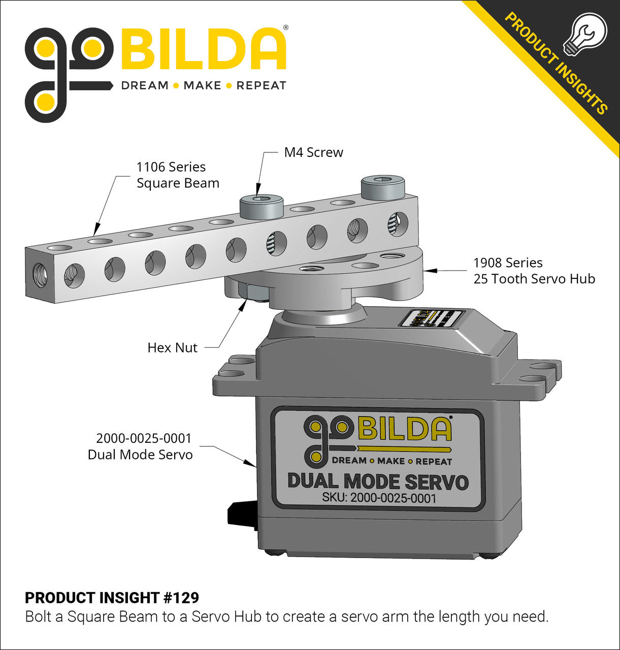 1106 Series Square Beam