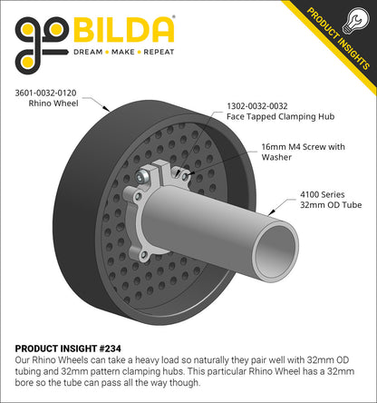 4100 Series Aluminum Tube (27mm ID x 32mm OD)