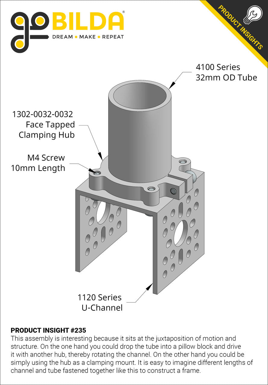 4100 Series Aluminum Tube (27mm ID x 32mm OD)