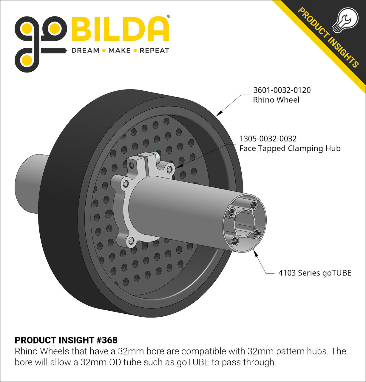 1305 Series Thru-Hole Clamping Hub