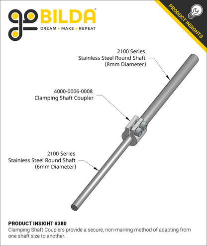 4000 Series Clamping Shaft Coupler