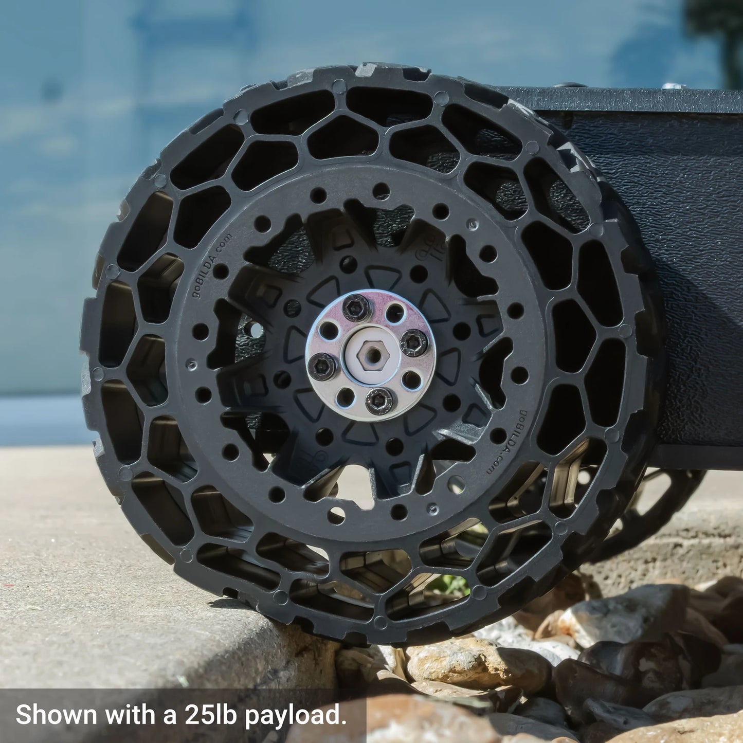 Overlander-6 All-Terrain Robot Platform (25lb Payload, 3.8mph) (Without Battery & Charger)